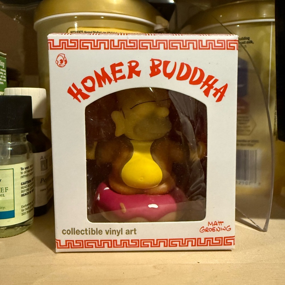Kidrobot Homer Buddha Collectible Vinyl Art